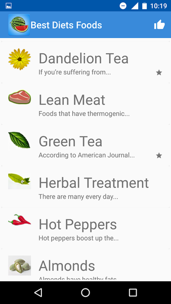 Healthy Diet Foods - Image screenshot of android app