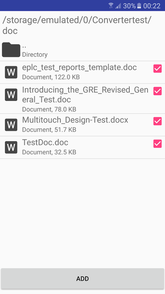 DOC to TXT converter - Image screenshot of android app