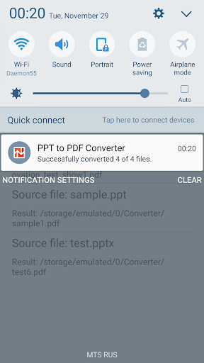 PPT to PDF Converter - عکس برنامه موبایلی اندروید