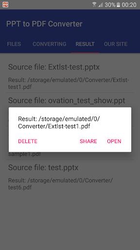 PPT to PDF Converter - عکس برنامه موبایلی اندروید