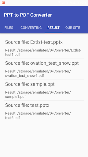 PPT to PDF Converter - عکس برنامه موبایلی اندروید