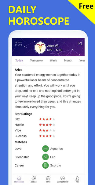 Magic Horoscope & Zodiac Signs - عکس برنامه موبایلی اندروید