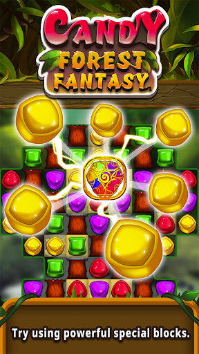 Candy forest fantasy : Match 3 Puzzle - Gameplay image of android game