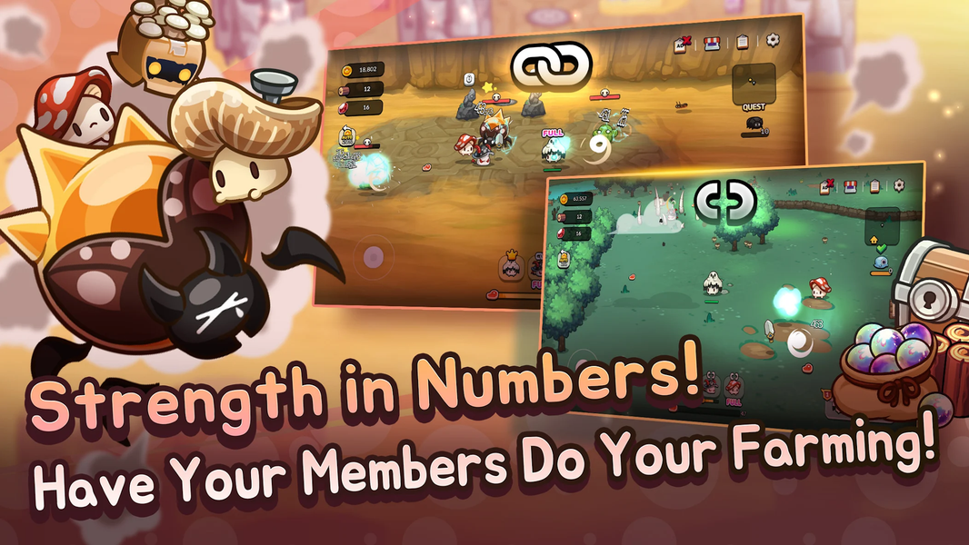 Mushroom Go - عکس بازی موبایلی اندروید