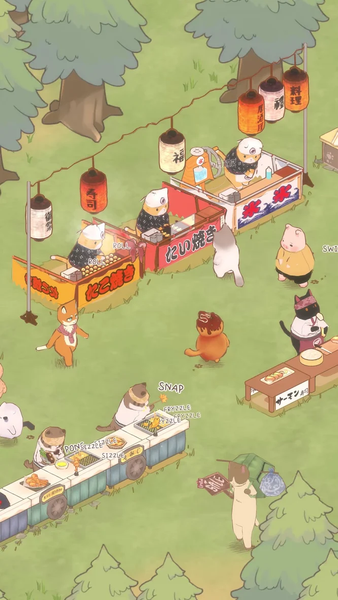 Cat Garden - Food Party Tycoon - عکس بازی موبایلی اندروید
