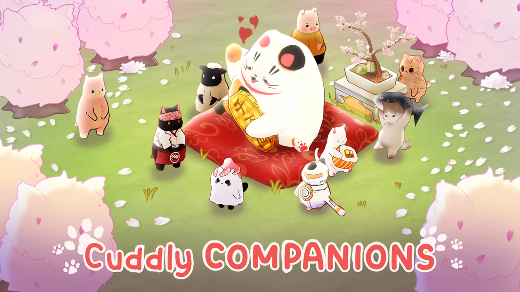 Cat Garden - Food Party Tycoon - عکس بازی موبایلی اندروید