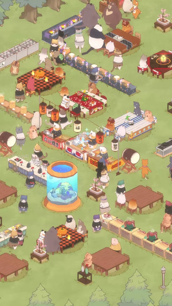 Cat Garden - Food Party Tycoon - عکس بازی موبایلی اندروید