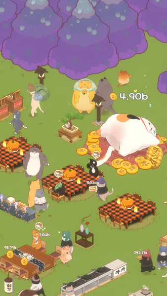 Cat Garden - Food Party Tycoon - عکس بازی موبایلی اندروید