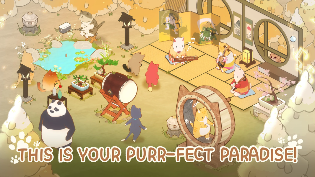 Cat Garden - Food Party Tycoon - عکس بازی موبایلی اندروید
