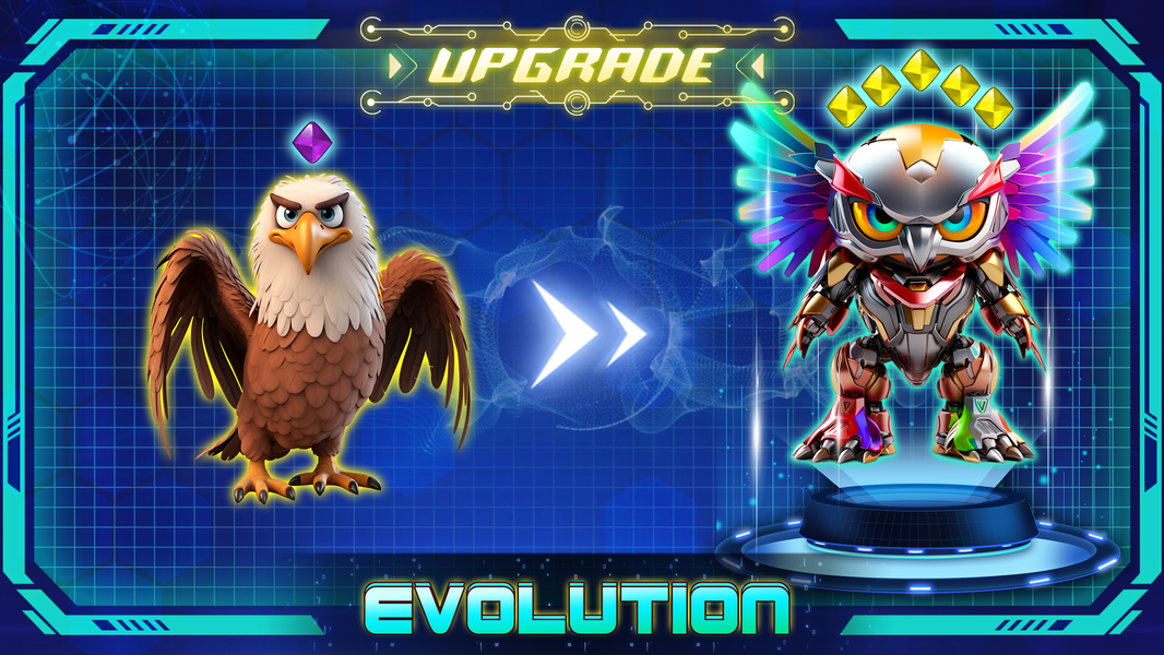 AI Chibi Robot Battle - عکس بازی موبایلی اندروید
