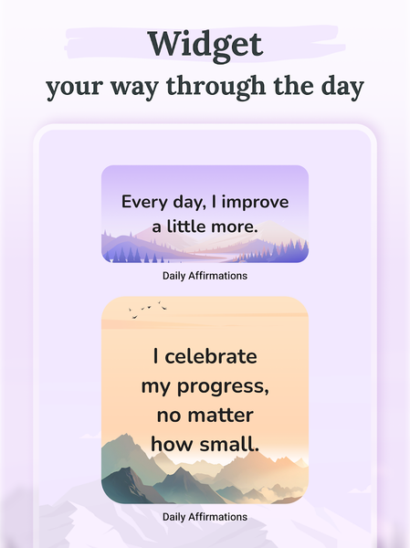 Daily Affirmations: Motivation - عکس برنامه موبایلی اندروید