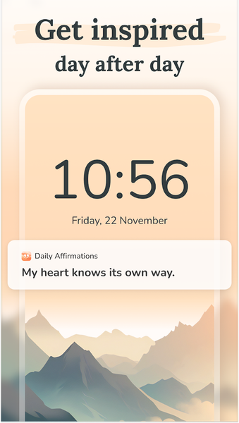 Daily Affirmations: Motivation - Image screenshot of android app