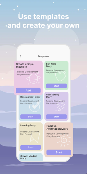 Diary, Daily Journal with Lock - عکس برنامه موبایلی اندروید