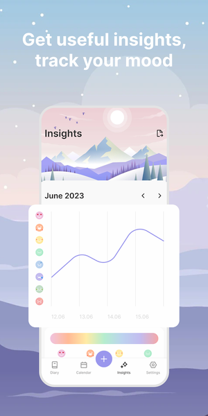 Diary, Daily Journal with Lock - عکس برنامه موبایلی اندروید