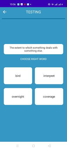 Learning English Words - Vocabularies Master - Image screenshot of android app