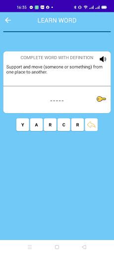 Learning English Words - Vocabularies Master - Image screenshot of android app