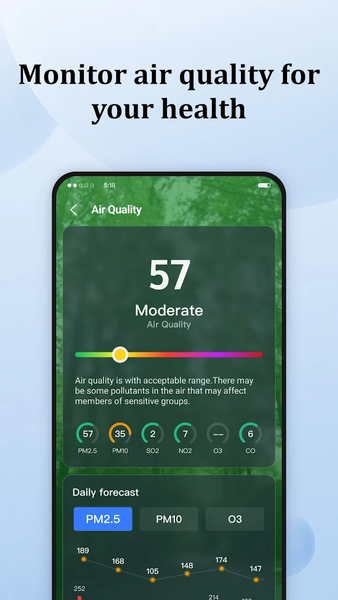 Daily Forecast: Weather&Radar - عکس برنامه موبایلی اندروید