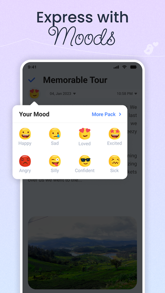 My Diary - Daily Journal Lock - عکس برنامه موبایلی اندروید