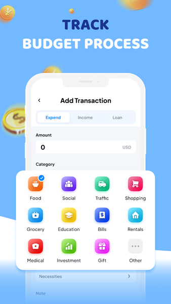 Easy Money: Budget Tracker - عکس برنامه موبایلی اندروید