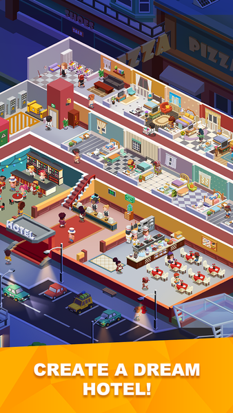 Sim Hotel Tycoon: Tycoon Games - عکس بازی موبایلی اندروید