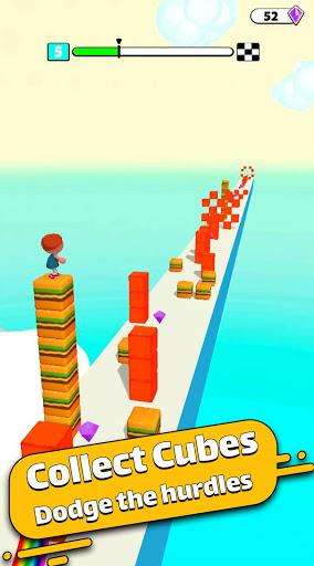 Cube Stack: Pass Over Blocks - Run Surfer - عکس بازی موبایلی اندروید