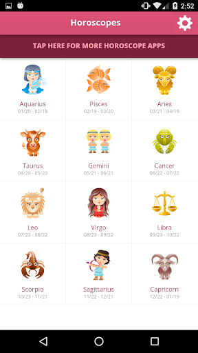 Horoscopes - Image screenshot of android app