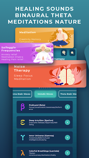 Healing Sounds & Sound Therapy - Image screenshot of android app