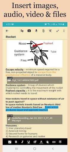 Note Daily Calendar & Notebook - Image screenshot of android app
