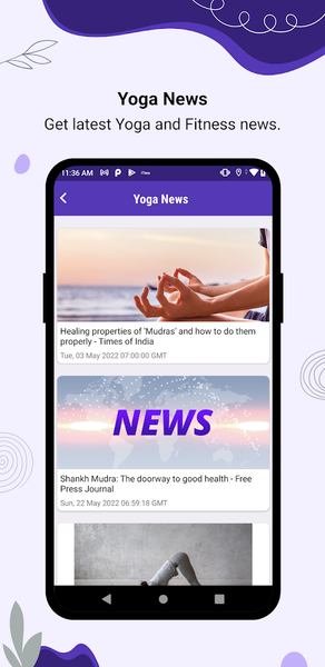 Daily Fitness - Yoga Poses - Image screenshot of android app