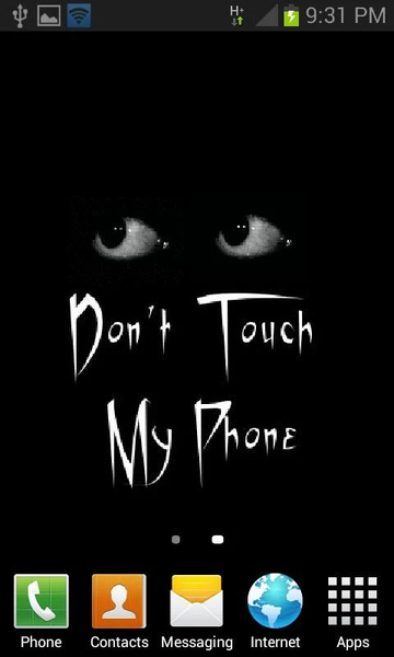 Don't Touch My Phone LWP - Image screenshot of android app