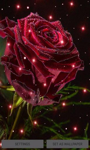 Magical Rose Live Wallpaper - Image screenshot of android app