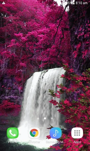 Waterfall View Beauty LWP - Image screenshot of android app