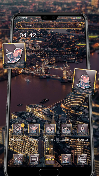 London City Night Theme - عکس برنامه موبایلی اندروید