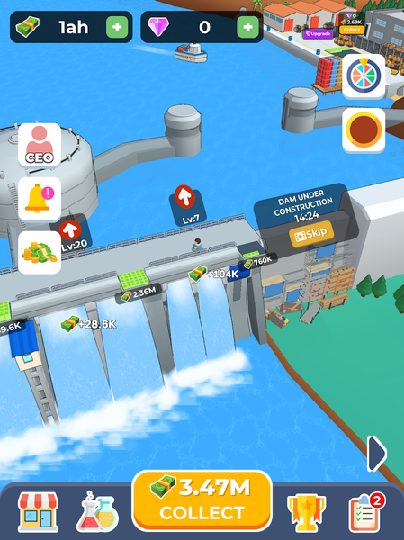 Dam Builder - عکس بازی موبایلی اندروید