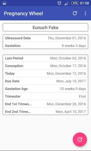 Pregnancy Wheel - عکس برنامه موبایلی اندروید