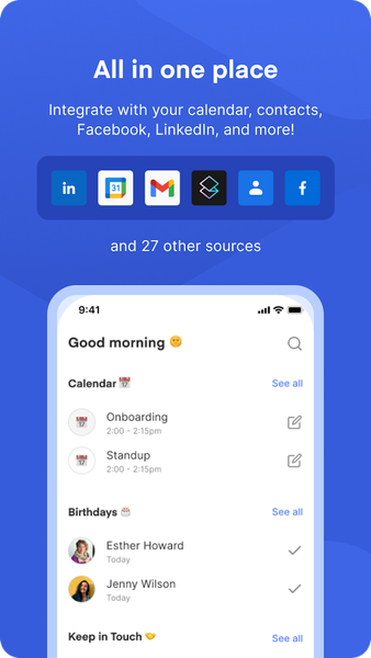 Dex - Rolodex and Personal CRM - Image screenshot of android app