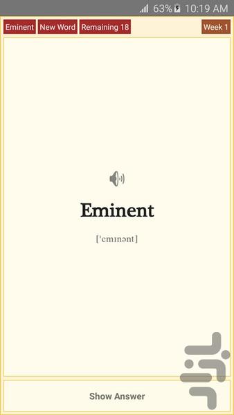 کتاب ۱۱۰۰ واژه و دیکشنری لانگمن - عکس برنامه موبایلی اندروید