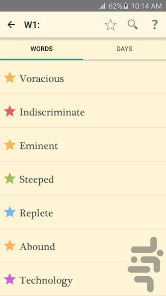 کتاب ۱۱۰۰ واژه و دیکشنری لانگمن - عکس برنامه موبایلی اندروید