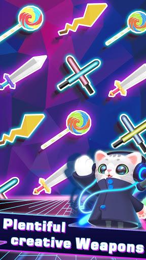 Sonic Cat - Slash the Beats - Gameplay image of android game