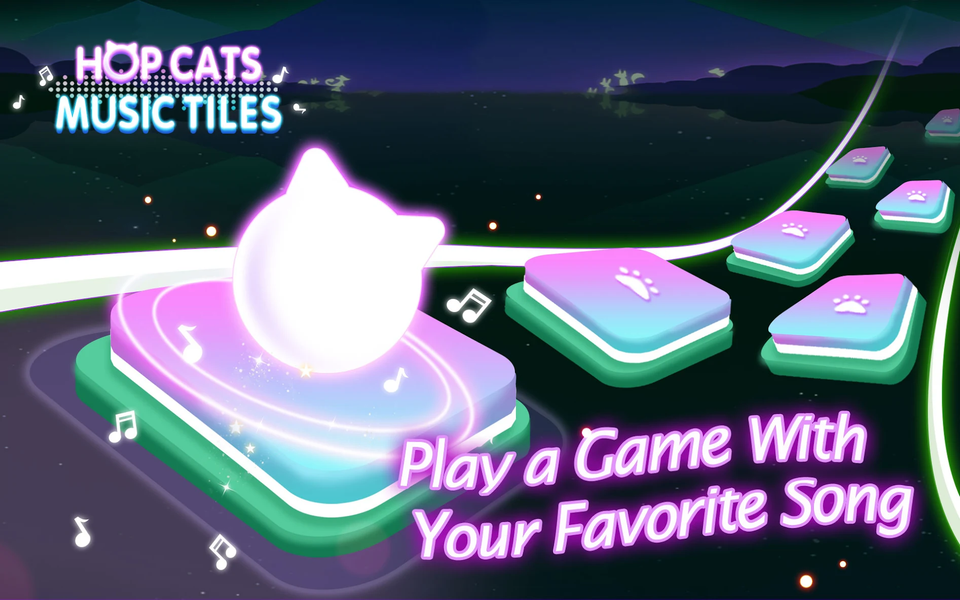 Hop Cats - Music Tiles - عکس بازی موبایلی اندروید