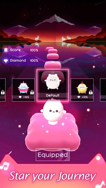 Hop Cats - Music Tiles - عکس بازی موبایلی اندروید