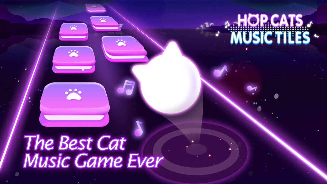 Hop Cats - Music Tiles - عکس بازی موبایلی اندروید