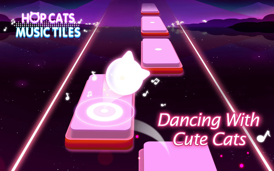 Hop Cats - Music Tiles - عکس بازی موبایلی اندروید