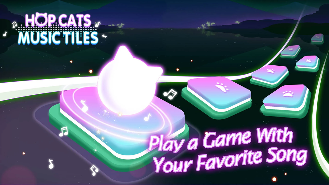 Hop Cats - Music Tiles - عکس بازی موبایلی اندروید