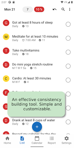 Daily Checklist - Image screenshot of android app
