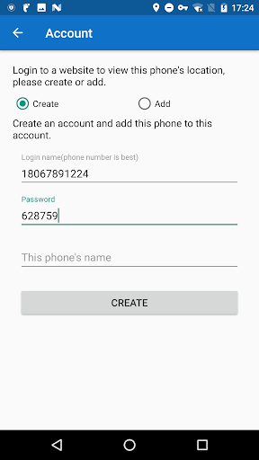 Phone Tracker - Image screenshot of android app