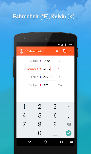 Temperature Metric Converter - Image screenshot of android app