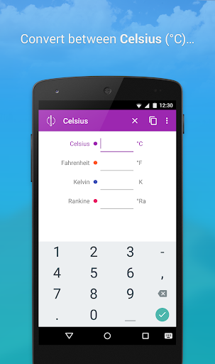 Temperature Metric Converter - Image screenshot of android app