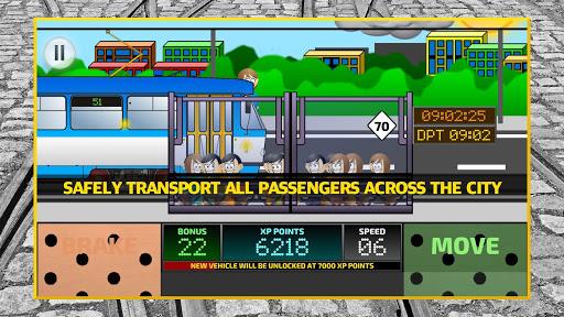 Tram Driver Simulator 2D - عکس بازی موبایلی اندروید