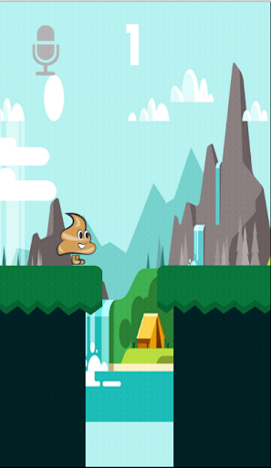 Scream Poo to jump and go - Image screenshot of android app